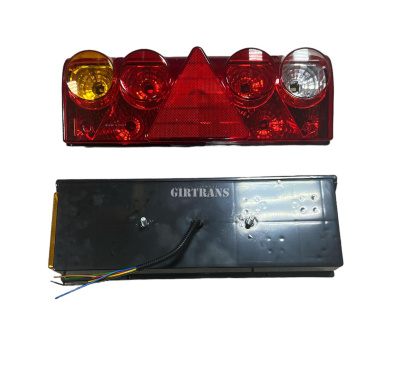 Фонарь задний SCHMITZ левый, желтый поворотник (кабель) U024-00L