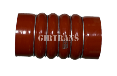 Патрубок интеркулера силикон, красный  D=100мм,L=205  5 колец на 5490 S-EM 8830