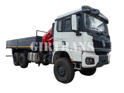 Бортовой автомобиль Shacman 6х6 с КМУ Hydrolift 2075 K2