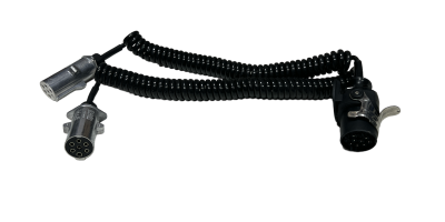 Кабель Тягач-Прицеп 24V/15-конт.+ 2х7-конт./L=4.5м с металлическими вилками HYBSZ PSAM4.5