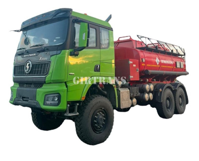 Автотопливозаправщик АТЗ-12-2 на шасси SHACMAN 6x6 односкат