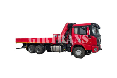 Бортовой  Shacman 6х4 с КМУ Sunhunk k 238-4 