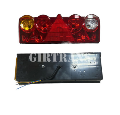 Фонарь задний SCHMITZ левый, желтый поворотник (кабель) U024-00L