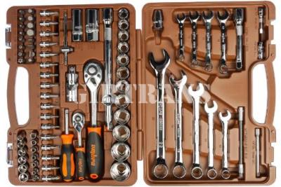 Набор инструмента 82 пр. 1/2" 1/4" 6 гр. OMBRA omt82s