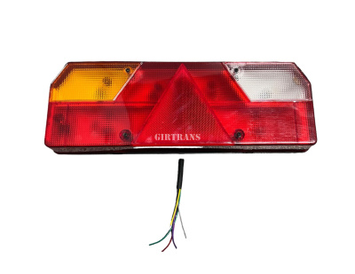 Фонарь задний Sсhmitz/ТОНАР левый, желтый поворотник (кабель) STELLOX 87-37158-SX