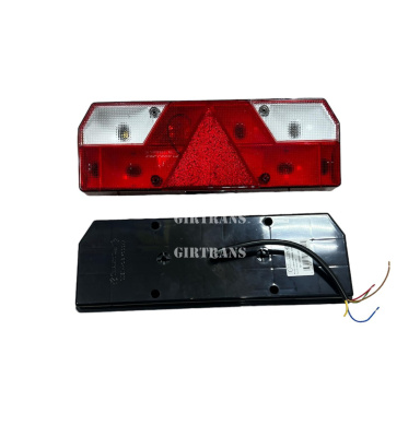 Фонарь задний Sсhmitz/ТОНАР левый, белый поворотник (кабель) U0023-02L