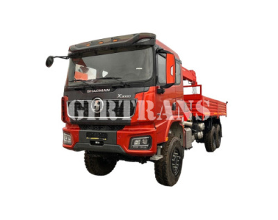 Бортовой автомобиль Shacman 6х6 с КМУ Kanglim KS 1256-II