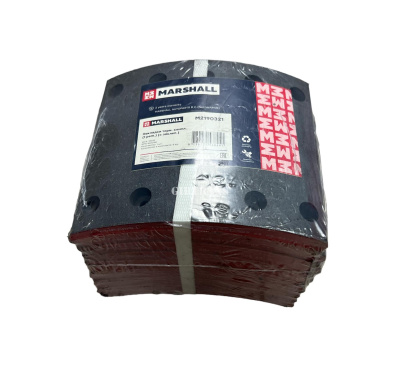 Накладки тормозные Тонар, BPW с заклепками WVA 19032 MARSHALL M2190321