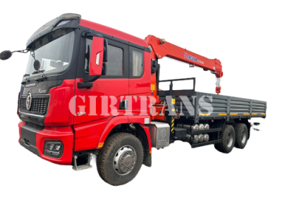 Бортовой Shacman 6х4 с КМУ Kanglim KS 2056