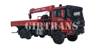 Бортовой автомобиль Shacman 6х6 с КМУ Sunhunk S 2006