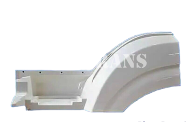 Панель передней части переднего крыла левая 5490 Риат белая 5490-8403015-10