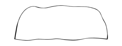 Уплотнение лобового стекла 5490, MB DT 480900