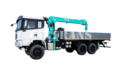 Бортовой автомобиль Shacman 6х6 с КМУ HKTC HLC-7016