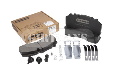 Колодки тормозные 5490, 65206, MB/DAF/MAN/SAF/BPW SIMPECO SP0301.0010