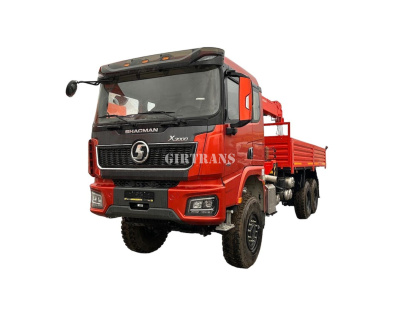 Бортовой автомобиль Shacman 6х6 с КМУ Kanglim KS 1256-II