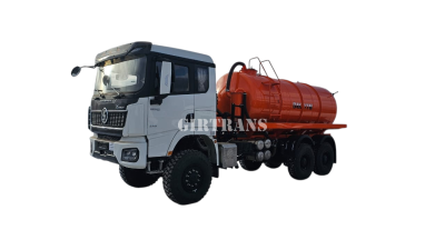 Автоцистерна вакуумная МВ-15 на шасси Shacman 6x6 односкат