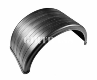 Крыло заднее пластиковое К-670 2-х скатное круглое