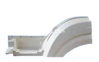 Панель передней части переднего крыла левая 5490 Риат белая 5490-8403015-10