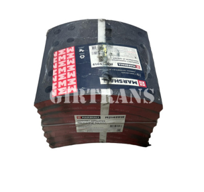 Накладки торм. компл. (ном.) (с заклеп.) о.н. А3834/А3835 L1 12Т MARSHALL M2149919
