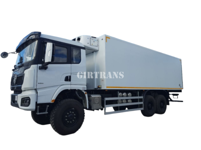 Рефрижератор SHACMAN 6х6 односкат с ХОУ Carrier Supra 850