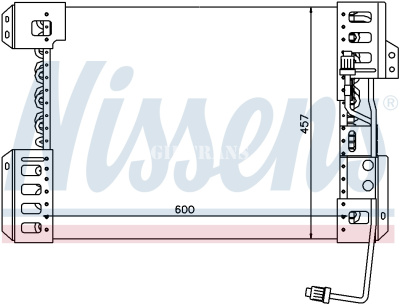 Радиатор кондиционера 5490/MB Nissens 94714