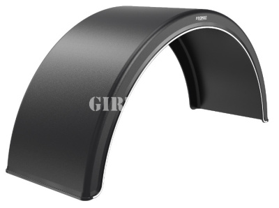 Крыло пластиковое с белой линией 430х1900х1300 Type universal DOMAR DK1675