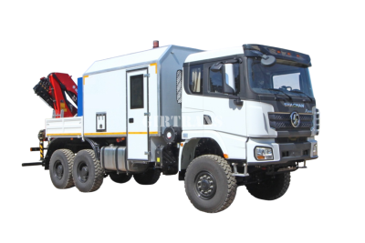 АРОК на шасси SHACMAN 6х6 с КМУ Sunhunk 108-2