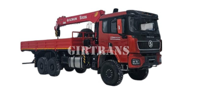 Бортовой автомобиль Shacman 6х6 с КМУ Sunhunk S 2006