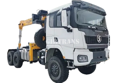 Седельный тягач Shacman 6х6 с КМУ SOOSAN SCS 736